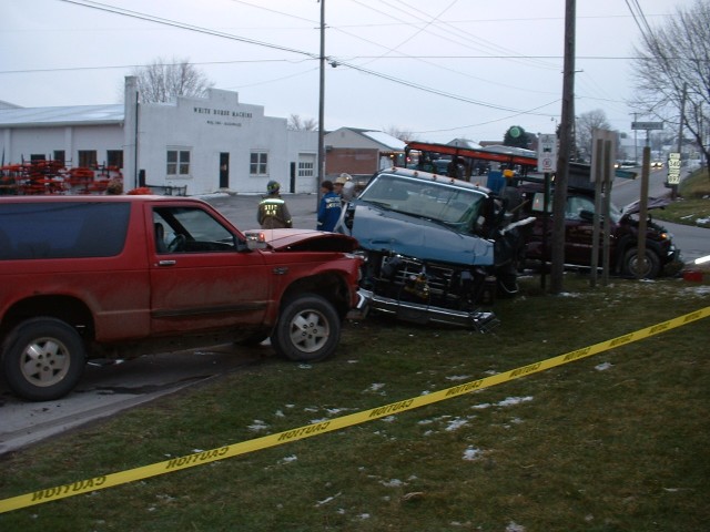 3 vehicle accident, Route 340 & Route 897